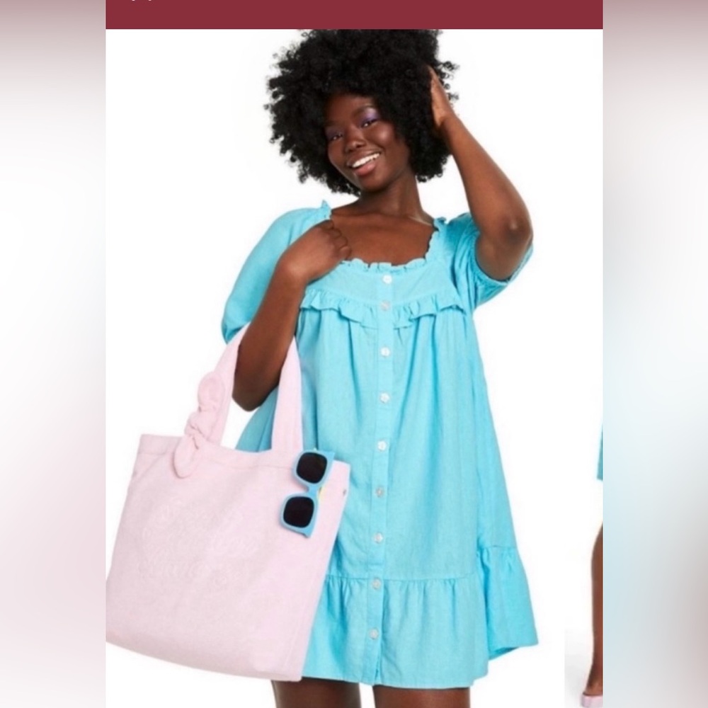Stoney Clover Lane x Target Blue Mini Dress Size Medium